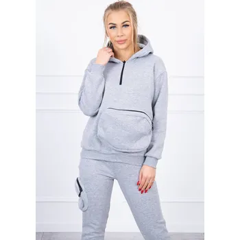 Natahovací souprava s kapsou šedá K-Fashion, UNI i519_20897-U