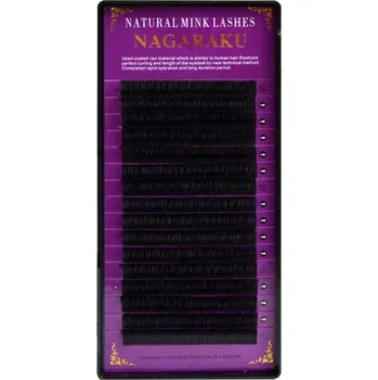 Umělé řasy Řasy NAGARAKU Mink C 0,12 7mm 16 proužků
