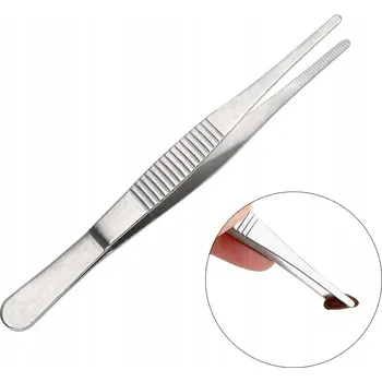 Péče o řasy a obočí PINZETA PINZETA PINZETA ROVNÁ DLOUHÁ 18 CM NEREZOVÁ