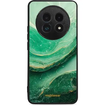 Pouzdro na mobilní telefon Lesklý kryt Mobiwear Glossy - Realme 13 Pro 5G - G023G - Zelený mramor (Prémiové lesklé pouzdro, obal, kryt Mobiwear Glossy na mobil Realme 13 Pro 5G - G023G - Zelený mramor, materiál Plast + TPU silikon - krytí po všech stranách, neošoupatelný potisk,)
