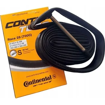 Duše na kolo CONTINENTAL RACE Duše na kolo 700 x 20-25c / Galuskový ventilek (Presta) 80mm - BOX