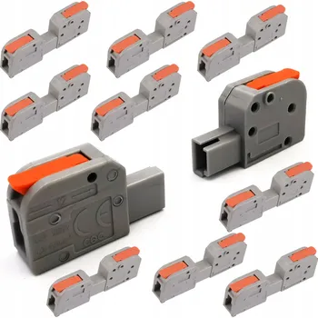 RYCHLOSPOJKA KABELOVÁ ODPÍNACÍ 10 KS QBA RYCHLOSPOJKA 2X SVORKA ŠIRŠÍ