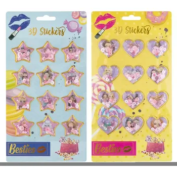 samolepka Samolepky s hvězdičkami pro dívky