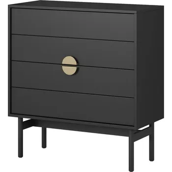 Komoda Selsey Stellia S4 (černá)