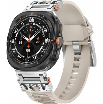 Pouzdro na mobilní telefon SILIKONOVÝ ŘEMÍNEK PRO SAMSUNG GALAXY WATCH ULTRA 47MM