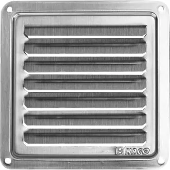 Větrací mřížka Mřížka větrací – krytka – 100 × 100 mm nerezová
