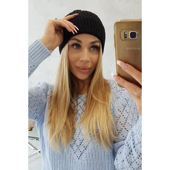 Čepice Tenká zimní dětská čepice Grace černá - K-Fashion, UNI i519_22415-U