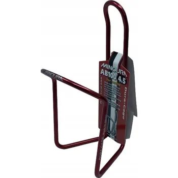 Košík na láhev Držák lahev na pití Minoura AB100 4,5 DURA-CAGE červený