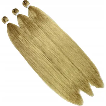 Příčesek Syntetické blond vlasové pásy Althair 60 cm