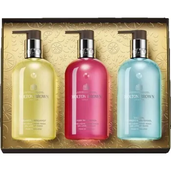 Unisex parfém Molton Brown Floral and Aromatic Hand Care Collection Gift Set - Dárková sada tekutých mýdel