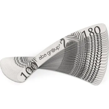 Pilníky na banánky Aba Group 100/180, 10 kusů , šedé