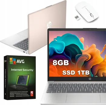 Notebook Notebook HP 15.6 palců W11 FHD Růžový 15 AMD Ryzen 5 15,6" AMD Ryzen 5 8 GB / 1024 GB růžový