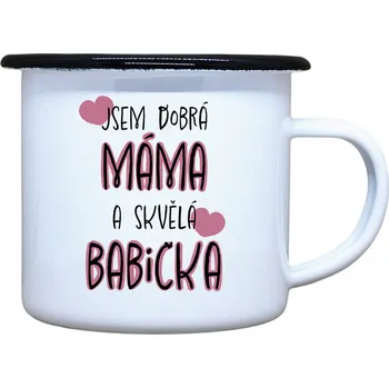 DOBRÝ TRIKO Plecháček s potiskem Skvělá babička Velikost plecháčku: 330 ml