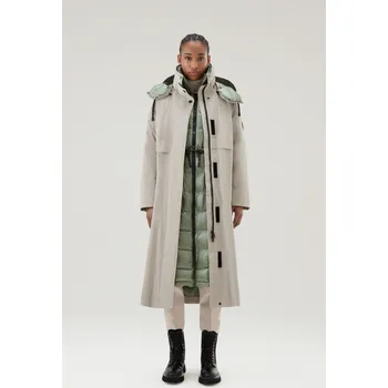 Dámský kabát KABÁT WOOLRICH MIX MEDIA 3IN1 COAT LIGHT TAUPE