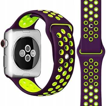 Příslušenství k chytrým hodinkám SILIKONOVÝ ŘEMÍNEK PRO APPLE WATCH 1 2 3 4 5 6 7 8 SE 38mm 40mm 41mm