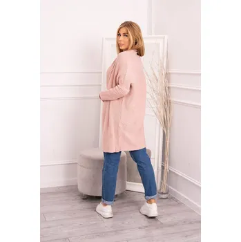 Dámský svetr Dámský pudrový svetr s netopýřími rukávy K-Fashion, UNI i519_15513-U