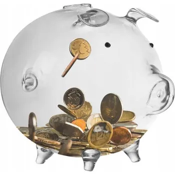 Pokladnička Skleněné prasátko pokladnička Sklo-Krosno