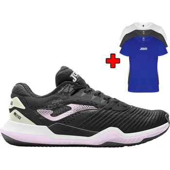 Dámská sportovní obuv Dámská tenisová obuv JOMA T.POINT LADY 2301 BLACK + bonus TRIČK - UK 7