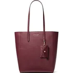 Michael Kors Vincent large kožená kabelka s pouzdrem vínová + doprava zdarma