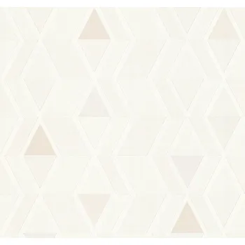 Tapeta Tapeta geometrický vzor béžové trojúhelníky