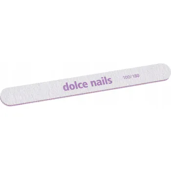 Pilník na nehty Dolce Nails rovný papírový bílý, fialový