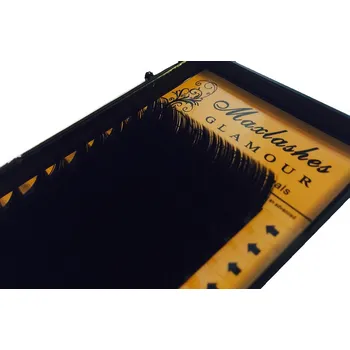 Péče o řasy a obočí GLAMOUR objemové řasy, délka 9 mm / 0,07, zakřivení C