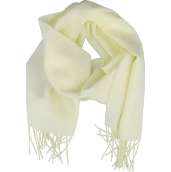 Šála Smetanová šála pletená (Zimní šála s třásněmi pro ženy i muže)