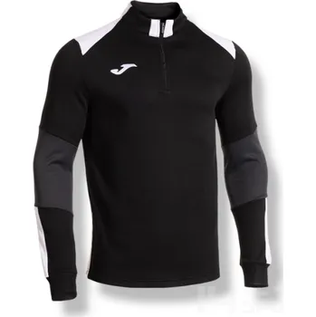 Pánská mikina Mikina JOMA DANUBIO IV, barva černá - bílá - antracitová, velikost 3XL