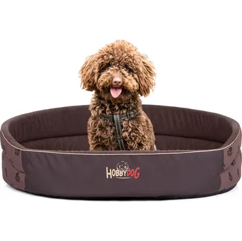 Pelíšek pro psa Hobbydog kotec pro psa černý 76 cm x 62 cm