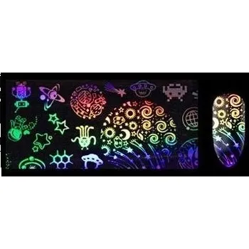Folia Transferowa na nehty Vzor Galaxy Effect Violet 100 cm