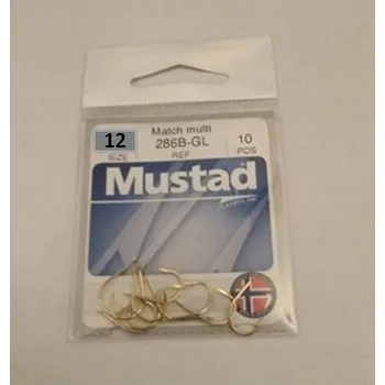 Rybářský háček Háčky na zem, plovoucí, s protihrotem Mustad 286B-GL 10 ks