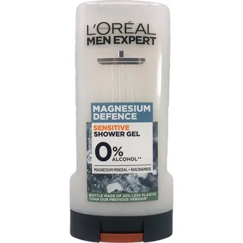 Koupelová kosmetika L'Oréal Men Expert Magnesium Defence Sensitive Sprchový gel, 300 ml