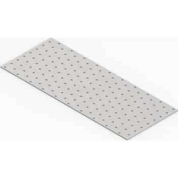 Tesařské kování PERFOROVANÁ DESKA 160x400x2mm PLECH SPOJOVACÍ TESAŘSKÝ STAVEBNÍ ATEST
