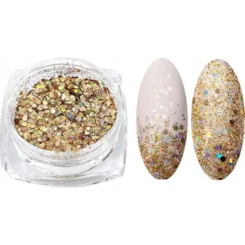 OPALIZUJÍCÍ VLOČKY OZDOBA GALAXY FLAKES MOLLYLAC