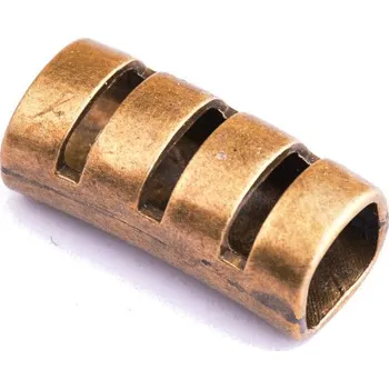 Dětské navlékací korálky Kovové korálky 12x13x28mm - mosaz