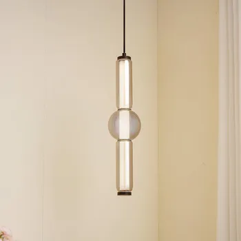 Lucande LED závěsné světlo Savete, kouřově šedá, sklo, Ø 12 cm - Stříška - Ø 6 cm, výška 14 cm; výška stínidla na lampu 52,2 cm kouřově šedá, černá LED 23 W celkem - Doprava zdarma