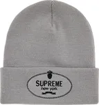 Supreme Crest Beanie Grey Velikost: ONE SIZE