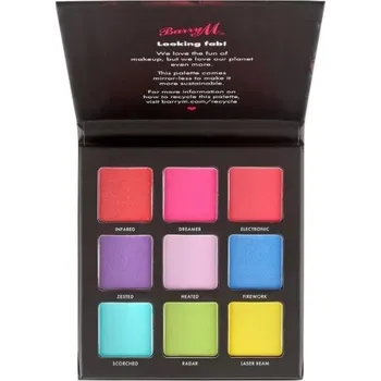 Oční stíny Lisovaná paletka rozjasňovačů Barry M