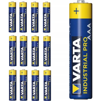 Článková baterie Alkalické baterie Varta AAA (R3) 12 ks