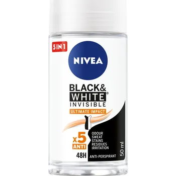 Nivea Black & White Invisible Ultimate Impact kuličkový antiperspirant 50 ml