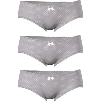 Dámská móda Nevada - Dámské bavlněné kalhotky Gray s krajkou Vamp, gray S i512_11982_104_2