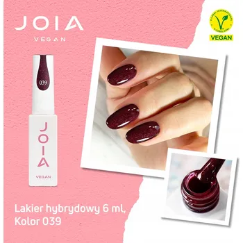 Přípravek na nehty Hybridní lak JOIA vegan 039, 6 ml