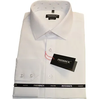 Pánská košile Pánská košile s dlouhým rukávem - střih SLIM - vzor F614 - 44