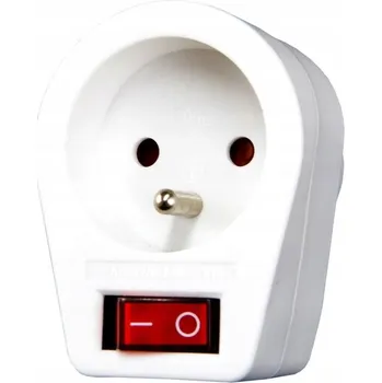 Elektrická zásuvka Elektrická Zásuvka rozbočka REV bílá