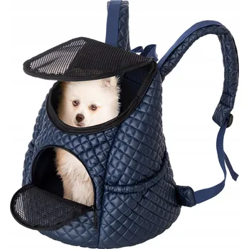 přepravka pro zvíře Přepravka pro psa nebo kočku, prošívaný batoh na přepravu psa 40x30cm