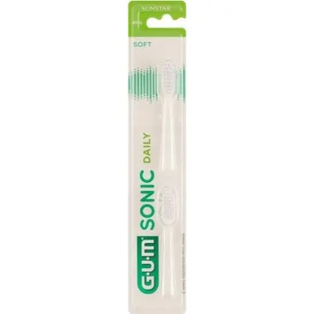 Péče o chrup 2x Náhradní Hlavice Gum Sonic Daily Soft White 4110