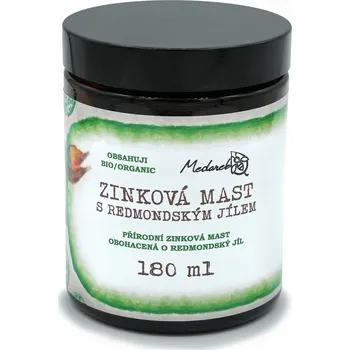 Bylinná léčivá mast Medarek Zinková mast s redmondským jílem180 ml