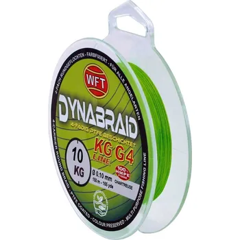 WFT Splétaná Šňůra Round Dynamix G4 Chartreuse 150 m - 0,25 mm 26 kg