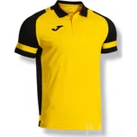 Polokošile JOMA LIDER, barva žlutá - černá, velikost 4XL