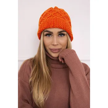 Čepice Oranžová dětská fleecová čepice K-Fashion, UNI i519_22167-U